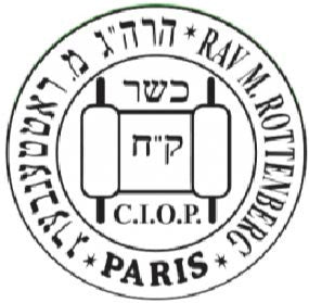 Rav M. Rottenberg - Communauté Israélite Orthodoxe de Paris (C.I.O.P.)