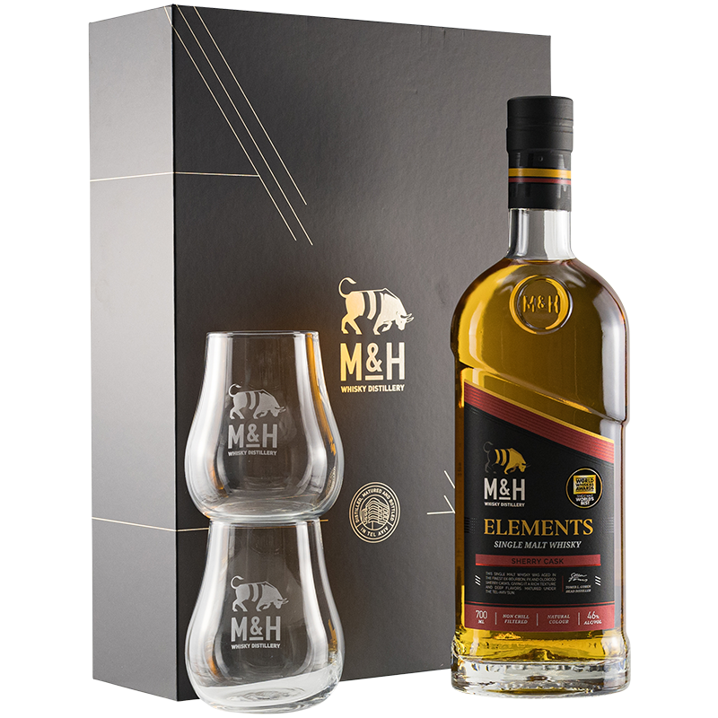 Elements Sherry Cask Coffret Avec 2 Verres